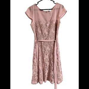 Julian Taylor rose lace dress